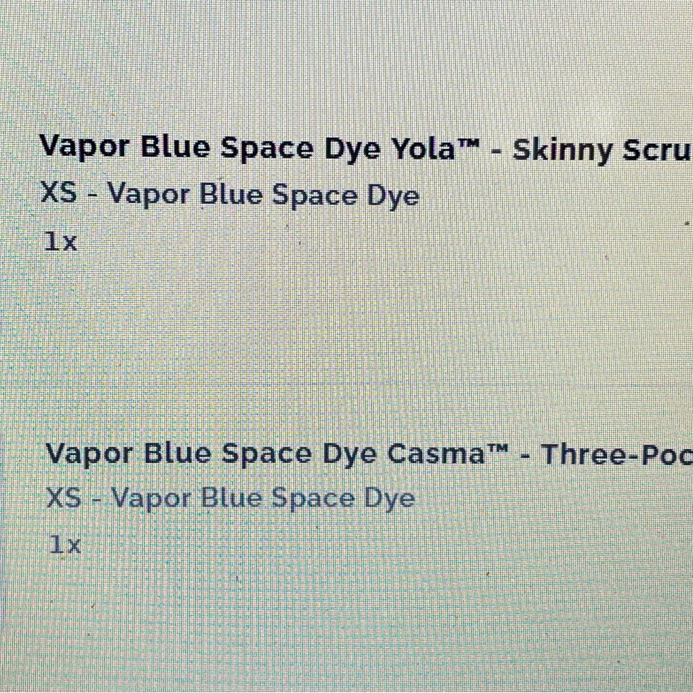 Figs brand vapor blue space dye scrub set - Picture 6 of 6